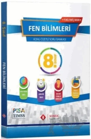 8. Sınıf Fen Bilimleri Konu Özetli Soru Bankası – Kolektif – Sonuç Yayınları kitap kapağı