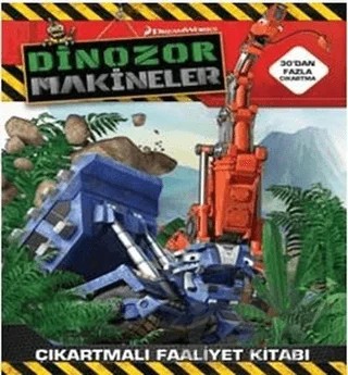Dinazor Makineler - Çıkartmalı Faaliyet Kitabı – Kolektif – Doğan Egmont Yayıncılık kitap kapağı