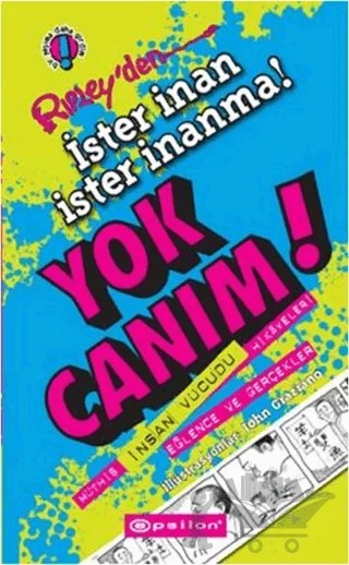 Yok Canım ! – Robert Ripley – Epsilon Yayınevi kitap kapağı