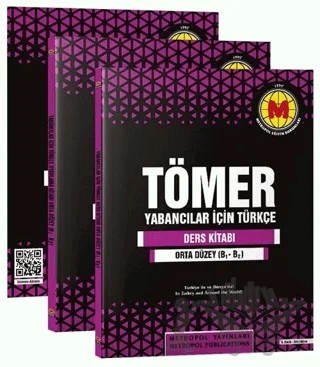 TÖMER Yabancılar İçin Türkçe Öğretim Seti 3 Kitap B1- B2 – Kolektif – Metropol Yayınları kitap kapağı