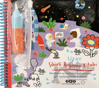 Sihirli Boyama Kitabı - Uzay – Grund – Yapı Kredi Yayınları kitap kapağı