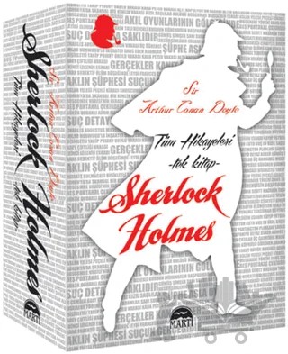 Sherlock Holmes Tüm Hikayeleri - Tek Kitap – Sir Arthur Conan Doyle – Martı Yayınları kitap kapağı
