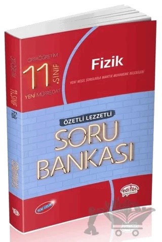11. Sınıf Fizik Özetli Lezzetli Soru Bankası – Kolektif – Editör Yayınevi kitap kapağı
