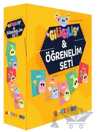 Giligilis ile Öğrenelim Seti - Eğitici Mini Karton Kitap Serisi – Kolektif – Artenino Yayıncılık kitap kapağı