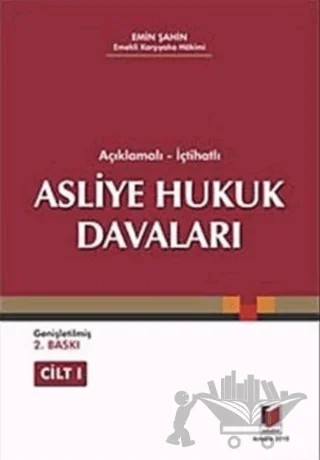 Asliye Hukuk Davaları (2 Cilt Takım) – Emin Şahin – Adalet Yayınevi kitap kapağı