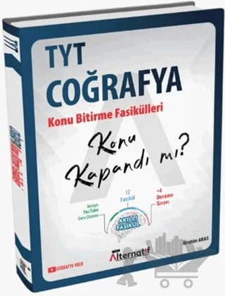 TYT Coğrafya Konu Bitirme Fasikülleri – İbrahim Aras – Alternatif Yayınları kitap kapağı