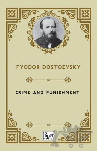 Crime and Punishment – Fyodor Dostoyevski – Paper Books kitap kapağı