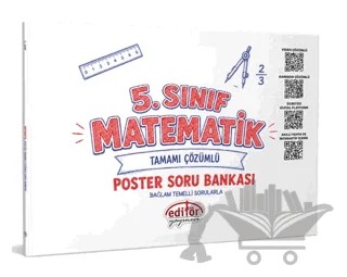 5. Sınıf Matematik Poster Soru Bankası – Kolektif – Editör Yayınevi kitap kapağı