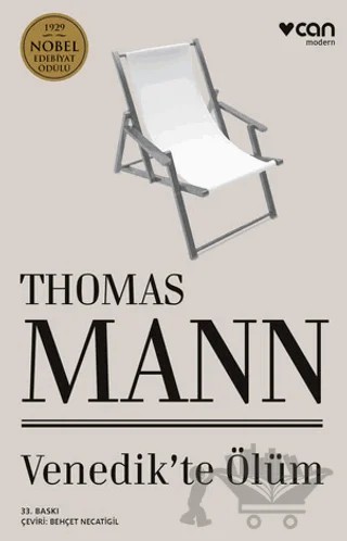 Venedik’te Ölüm – Thomas Mann – Can Yayınları kitap kapağı