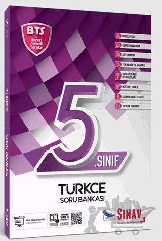 5. Sınıf Türkçe Soru Bankası – Kolektif – Sınav Yayınları kitap kapağı
