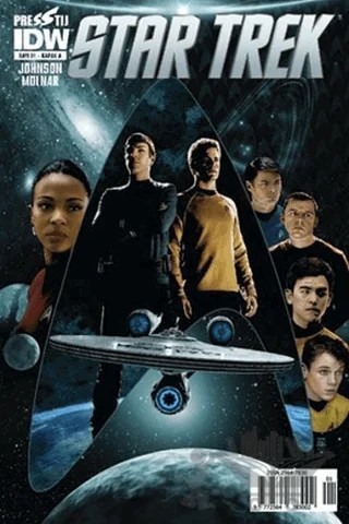 Star Trek Sayı : 1 - Kapak A – Presstij Kitap kitap kapağı