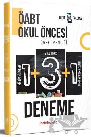 ÖABT Okul Öncesi Öğretmenliği 5 Deneme Dijital Çözümlü – Kolektif – İndeks Akademi Yayıncılık kitap kapağı