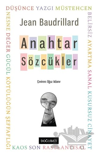 Anahtar Sözcükler – Jean Baudrillard – Doğu Batı Yayınları kitap kapağı