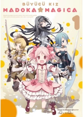 Büyücü Kız Madoka Magica Cilt 1 – Magica Quartet – Komikşeyler Yayıncılık kitap kapağı