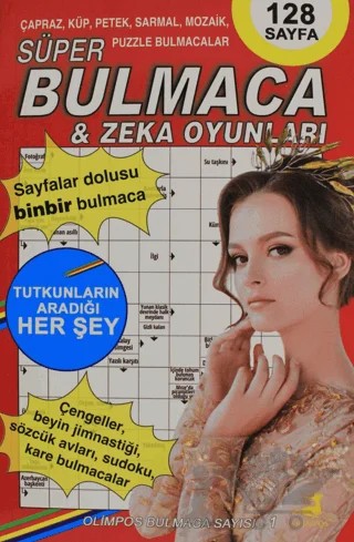Süper Bulmaca ve Zeka Oyunları 1 – Kolektif – Olimpos Yayınları kitap kapağı