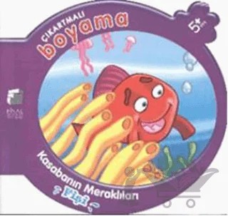 Çıkartmalı Boyama - Kasabanın Meraklıları: Fişi – Kolektif – Final Kültür Sanat Yayınları kitap kapağı