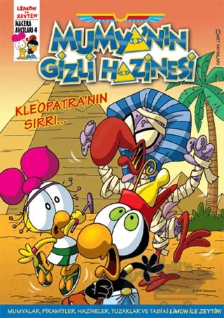 Limon ile Zeytin - Mumya'nın Gizli Hazinesi Kleopatra'nın Sırrı – Salih Memecan – Mart Yayınları kitap kapağı