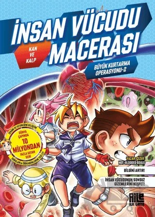 İnsan Vücudu Macerası 2 - Kan ve Kalp – Hot-Blooded Souls – Aile Yayınları kitap kapağı
