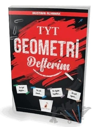TYT Geometri Defterim – Mustafa Alyanak – Pelikan Tıp Teknik Yayıncılık kitap kapağı