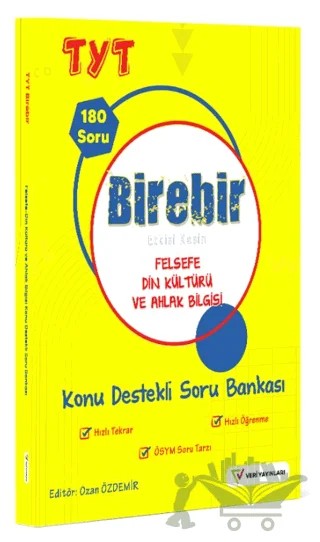 YKS TYT Birebir Etkisi Kesin Felsefe ve Din Kültürü ve Ahlak Bilgisi Konu Destekli Soru Bankası – Kolektif – Veri Yayınları kitap kapağı