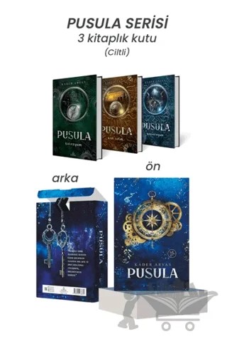 Pusula Serisi - 3 Kitaplık Kutulu Set – Kader Arvas – Ephesus Yayınları kitap kapağı