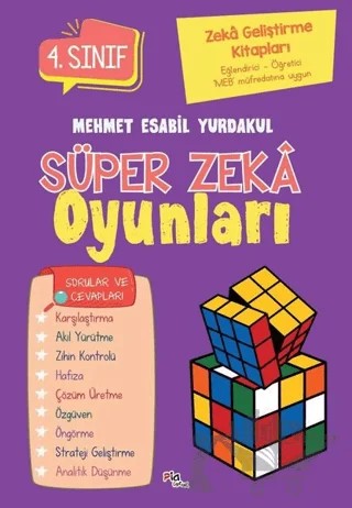 Süper Zeka Oyunları 4. Sınıf – Kolektif – Pia Çocuk Yayınları kitap kapağı