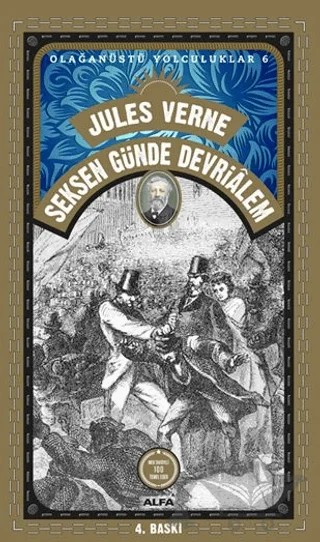 80 Günde Devri Alem – Jules Verne – Alfa Yayınları kitap kapağı