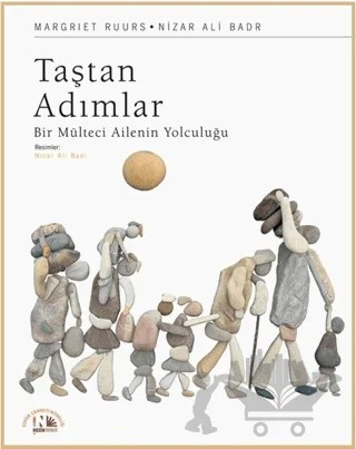 Taştan Adımlar – Margriet Ruurs, Nizar Ali Badr – Nesin Yayınevi kitap kapağı