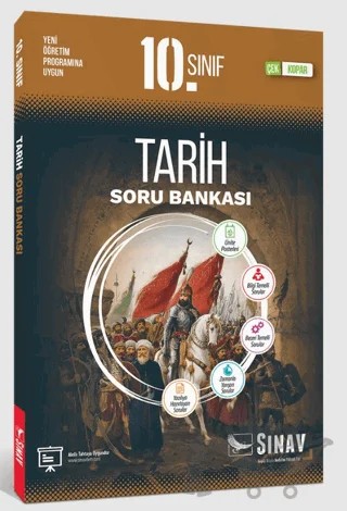 10. Sınıf Tarih Soru Bankası – Kolektif – Sınav Yayınları kitap kapağı