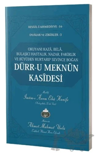 Dürr-u Meknün Kasidesi – Ahmet Mahmut Ünlü – Lalegül Yayınevi kitap kapağı