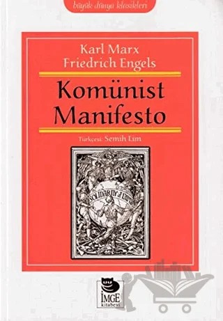 Komünist Manifesto – Friedrich Engels, Karl Marx – İmge Kitabevi Yayınları kitap kapağı
