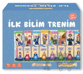 İlk Bilim Trenim - Cırt Cırtlı Yapboz ve Kitap Seti – Buse Nazilli – Bi Kutu Oyun kitap kapağı