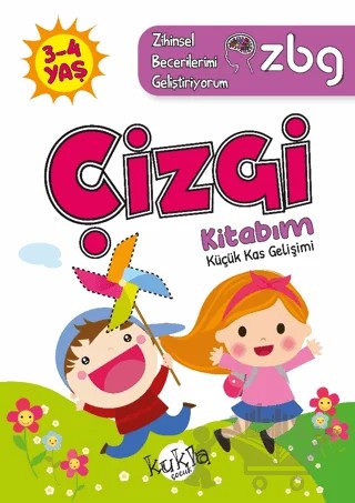ZBG 3-4 Yaş Çizgi Kitabım - Zihinsel Becerilerimi Geliştiriyorum – Buçe Dayı – Kukla Yayınları kitap kapağı