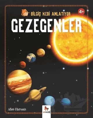 Bilgiç Kedi Anlatıyor - Gezegenler – Alice Harman – Almidilli kitap kapağı