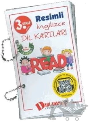 3. Sınıf Resimli İngilizce Dil Kartı – Kolektif – Dahi Adam Yayıncılık kitap kapağı