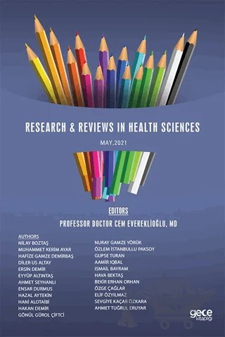Research Reviews in Health Sciences, May – Cem Evereklioğlu – Gece Kitaplığı kitap kapağı