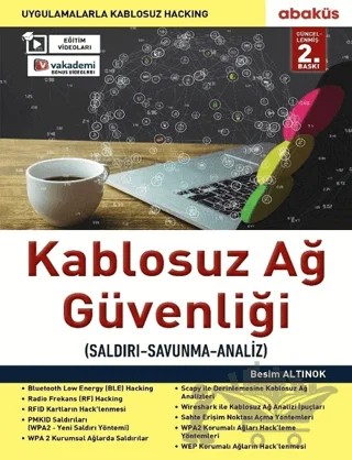 Kablosuz Ağ Güvenliği – Besim Altınok – Abaküs Kitap kitap kapağı
