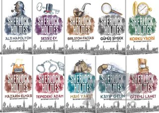 Sherlock Holmes Seti (10 Kitap Takım) – Sir Arthur Conan Doyle – Halk Kitabevi kitap kapağı