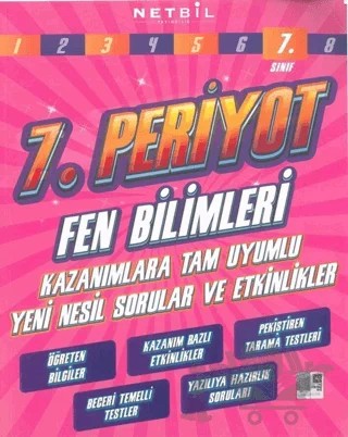 7. Sınıf Fen Bilimleri 7. Periyot – Kolektif – Netbil Yayıncılık kitap kapağı