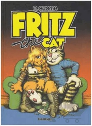 Fritz The Cat - Kedi Fritz – Robert Crumb – Flaneur Books kitap kapağı