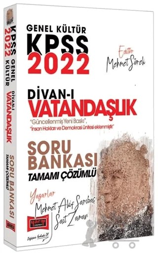 2022 KPSS Genel Kültür Divan-ı Vatandaşlık Tamamı Çözümlü Soru Bankası – Kolektif – Yargı Yayınevi kitap kapağı