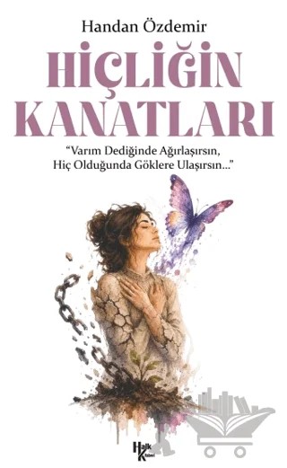 Hiçliğin Kanatları – Handan Özdemir – Halk Kitabevi kitap kapağı