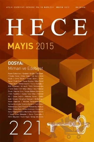 Hece Aylık Edebiyat Dergisi Sayı: 221 - Mayıs 2015 – Hece Dergisi kitap kapağı