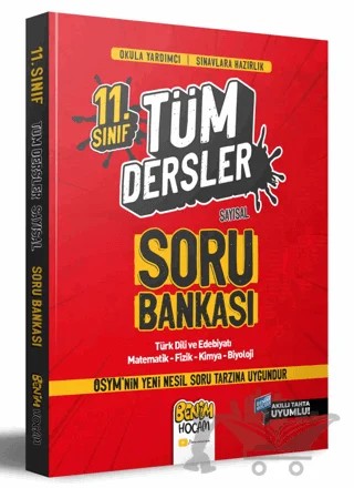 11. Sınıf Sayısal Tüm Dersler Soru Bankası – Kolektif – Benim Hocam Yayınları kitap kapağı