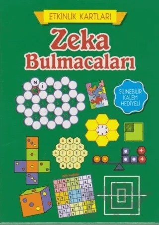 Zeka Bulmacaları - Etkinlik Kartları – Ahmet Altay – Teleskop Popüler Bilim kitap kapağı