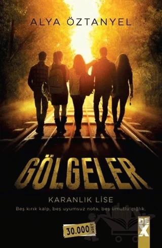 Gölgeler - Karanlık Lise – Alya Öztanyel – Dex Yayınevi kitap kapağı