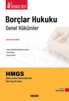 THEMIS – Borçlar Hukuku Genel Hükümler Konu Kitabı – Deniz Bayeren – Seçkin Yayıncılık kitap kapağı