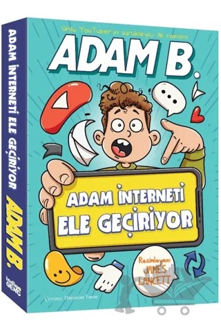 Adam İnterneti Ele Geçiriyor – Adam Beales – İndigo Genç kitap kapağı