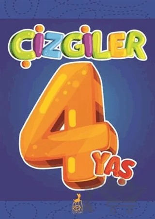 Çizgiler 4 Yaş – Kolektif – Ren Çocuk kitap kapağı