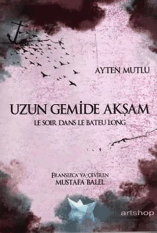 Uzun Gemide Akşam – Ayten Mutlu – Artshop Yayıncılık kitap kapağı